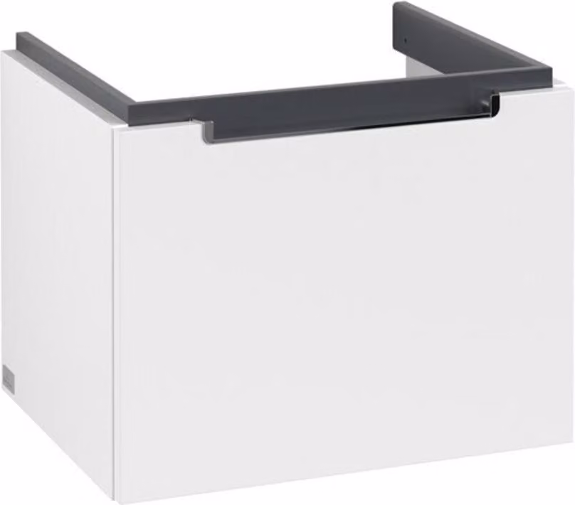 Villeroy & Boch Subway 2.0 meuble sous lavabo, 1 tiroir, lavabo au centre, 537x420x423mm, A68610MS, A68610MS