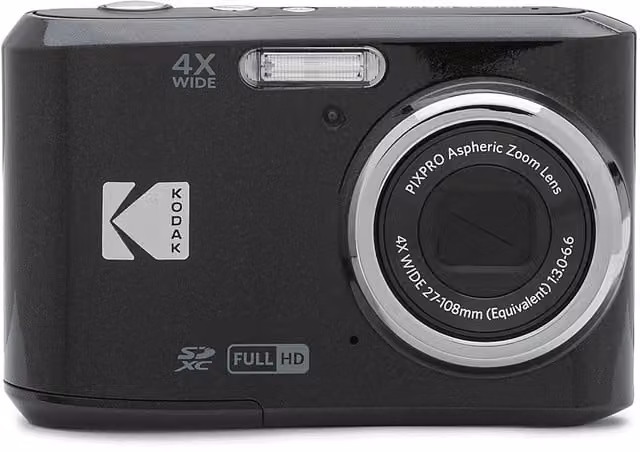 Fotocamera Digitale Compatta Kodak PixPro FZ45, 16,35 Megapixel, Zoom Ottico 4x, Nero