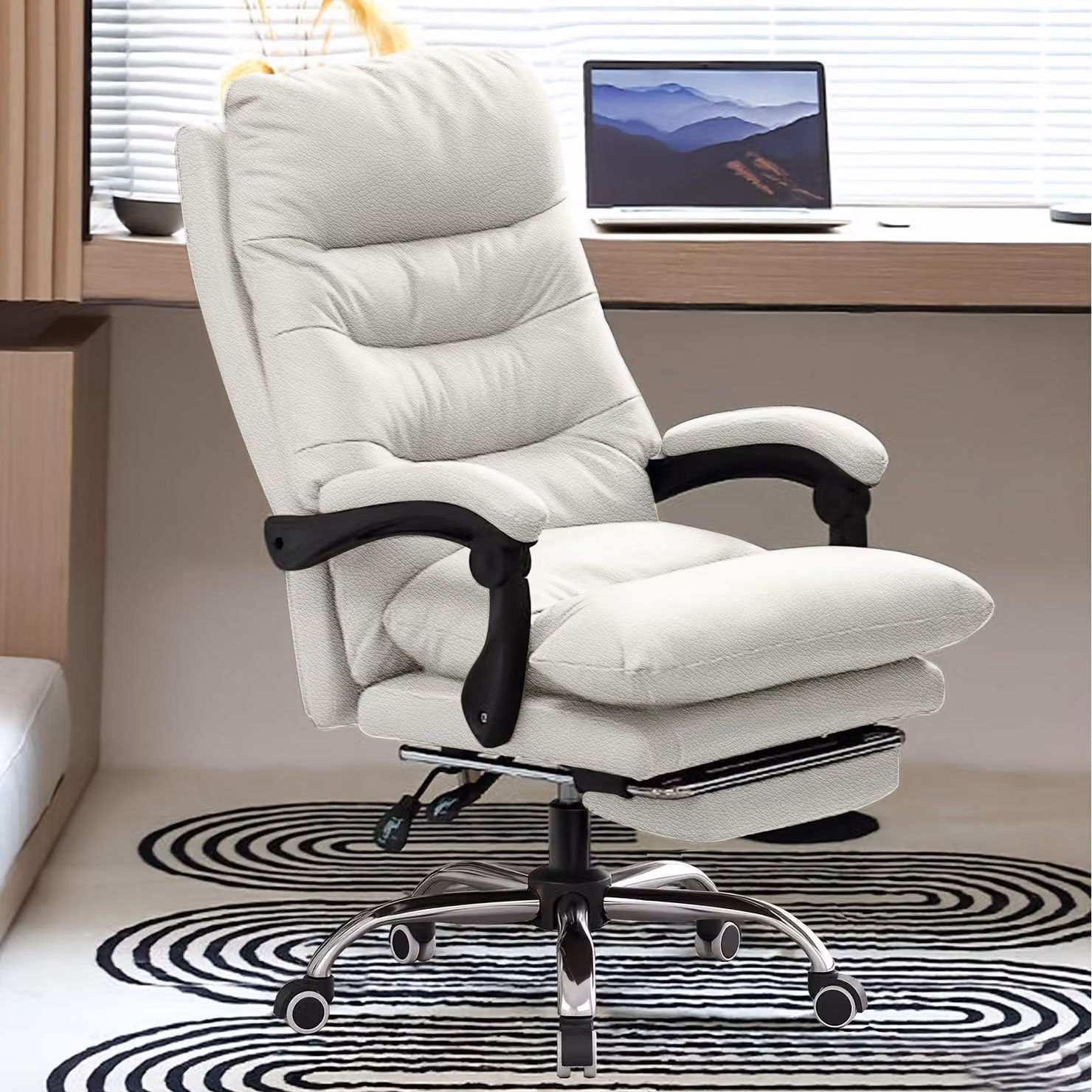 Sedia ergonomica da ufficio - Sedia da ufficio con poggiapiedi - Sedia da ufficio - Sedia da gaming - Sedia da lavoro