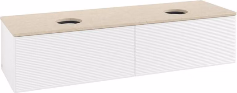 V&B Mobiletto con struttura anteriore - illuminazione Antao 160x50cm, WBP-colore botti