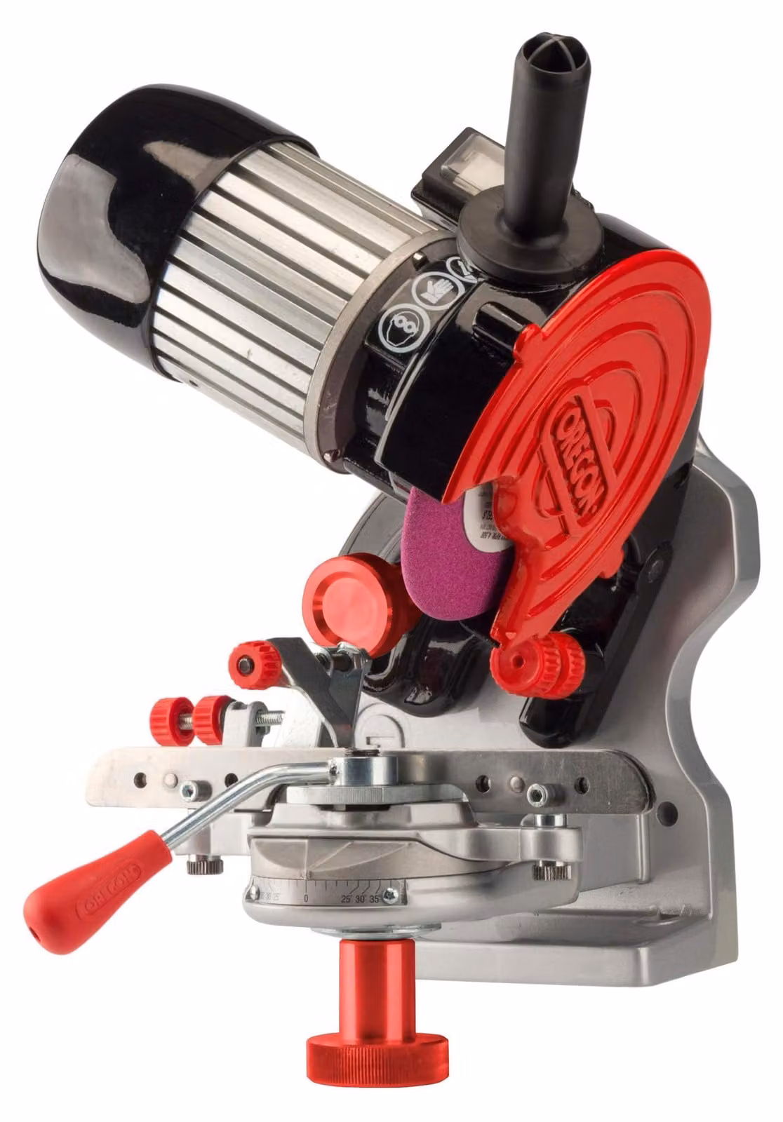 Affilatrice per catene di motosega, compatta e professionale - 230 Volt - 214 Watt - Adatta a tutte le catene di motosega - Affilatrice elettrica