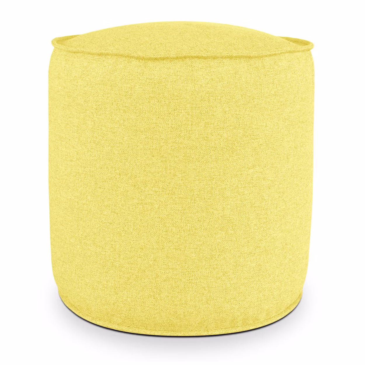 Pouf Rotondo da Interno & Esterno Piuma XL Giallo