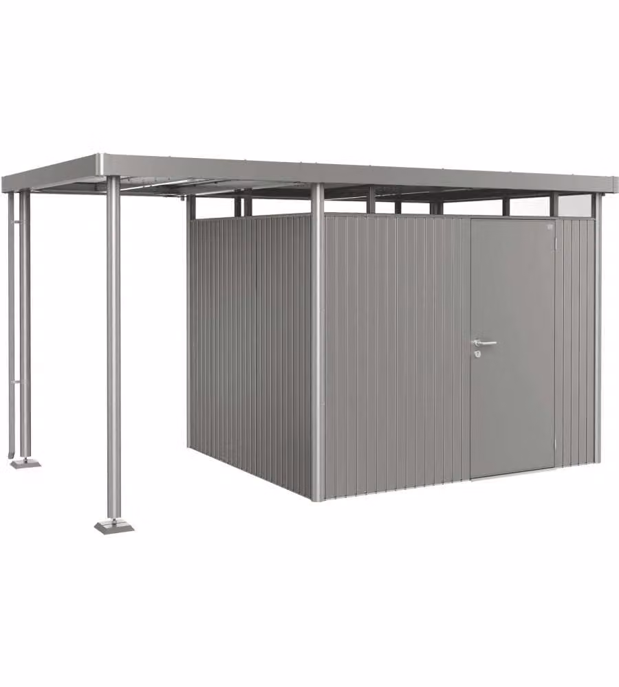 Biohort Tettoia laterale HighLine 3 Grigio quarzo 150x235 cm