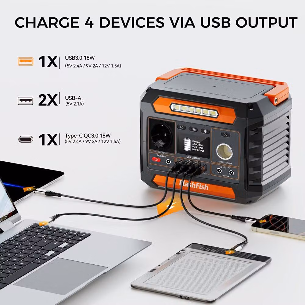 Centralina di alimentazione - Generatore portatile - Batteria esterna - Dispositivo a energia solare - Alimentazione di emergenza