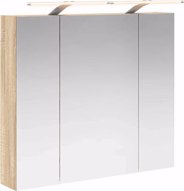 Mobiletto per specchio da Bagno | Armadio da bagno Rovere Sonoma 80 x 14.5 x 70 cm