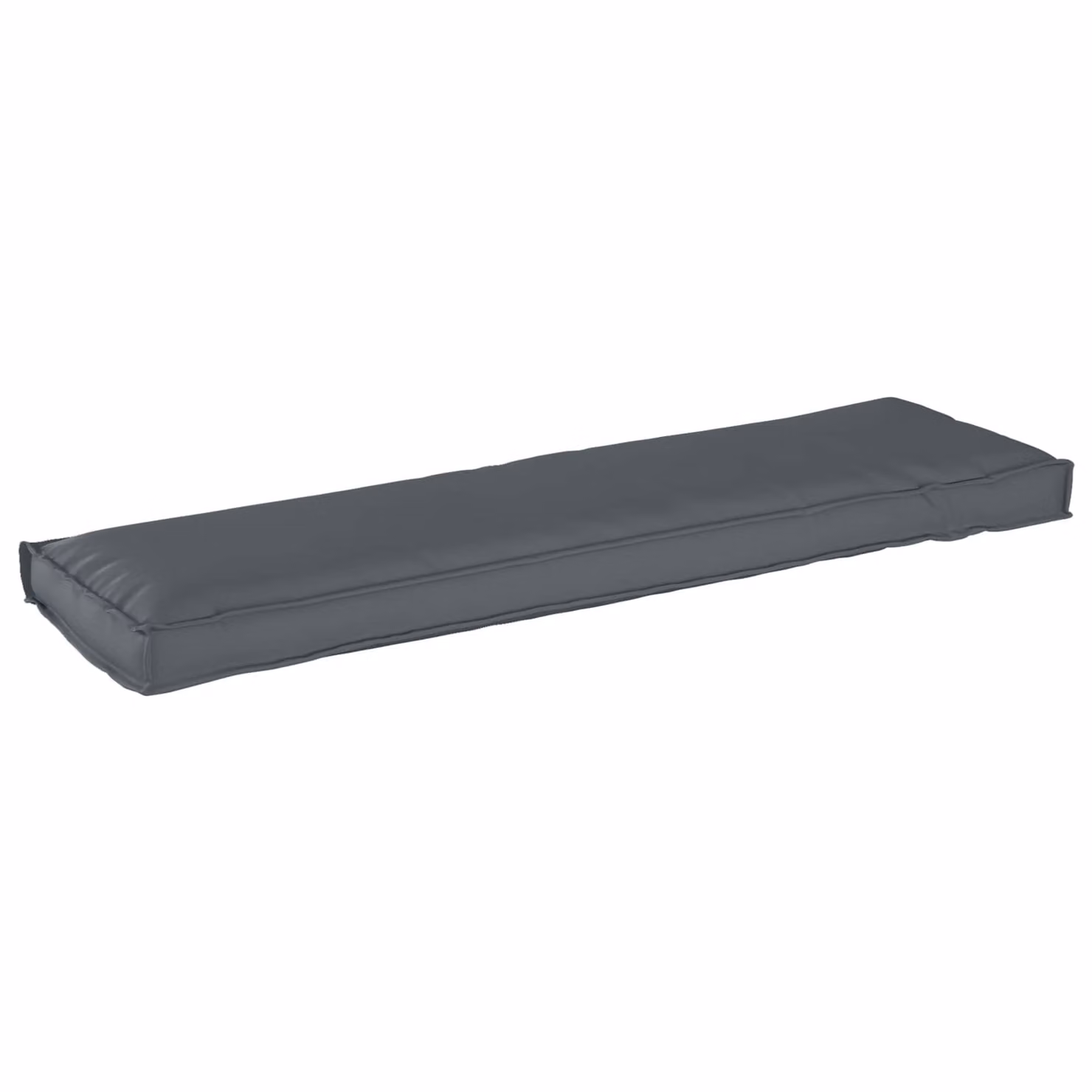 vidaXL Cuscino Tessuto Oxford Antracite 140 x 40 x 8 cm