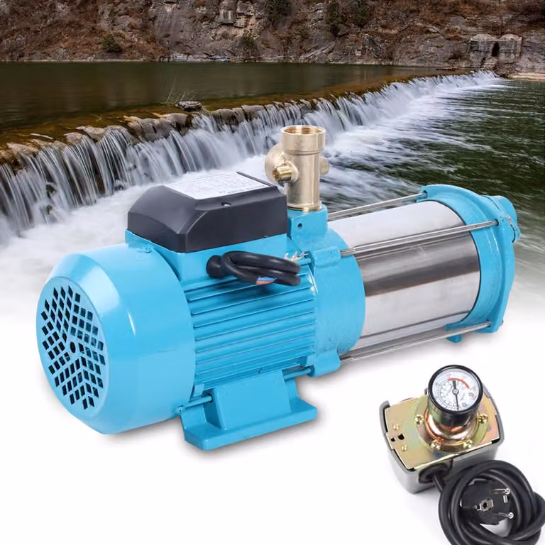 Pompa centrifuga da 1300 W - Elettrica, 220 V - Portata di 4000 litri/ora - Ingresso e uscita da 1 pollice