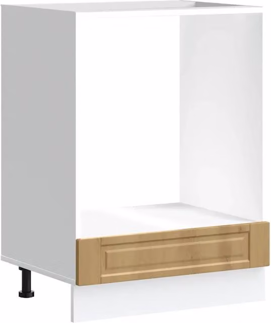 Mobile forno classico 60 x 46 x 81,5 cm con ampio spazio contenitivo piedini regolabili stile rovere lavorato a mano 02_0050311