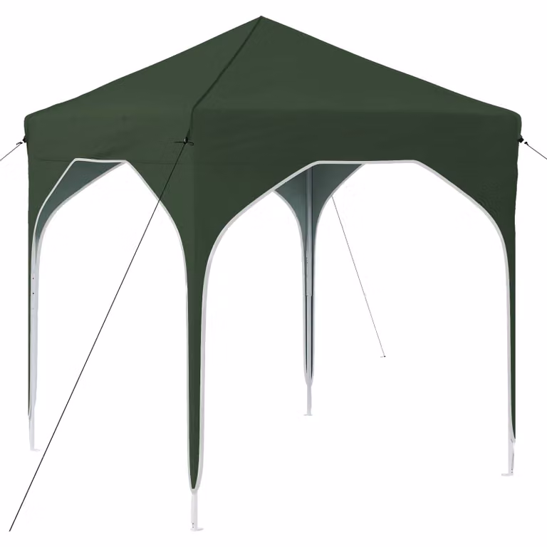 Tenda per feste a pop-up 194 x 194 x 245 cm Verde