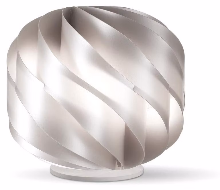 Lampada Da Scrivania Moderna Globe Polilux ® Argento 1 Luce E14