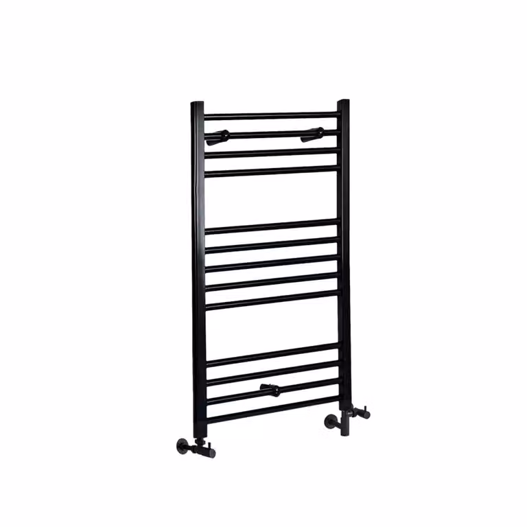 Scaldasalviette Misto Piatto - Termoarredo Bagno Nero - 1000 x 400mm - 330W - Nox