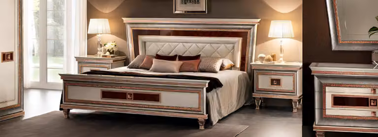 Bett Betten Polster Doppel Ehe Luxus Leder Moderne Designer Schlafzimmer Hotel