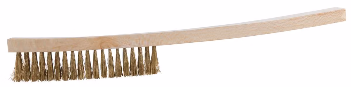 KS Tools BRONZEplus spazzola metallica, filo di bronzo allo stagno, crimpato, 5 file