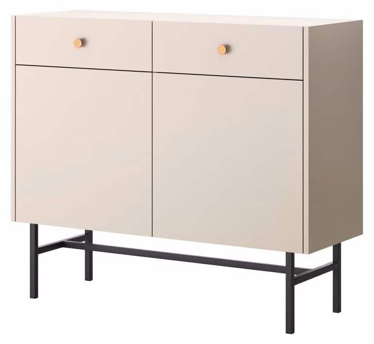 Selsey Divenos - Credenza a 2 ante, greige, 104 cm