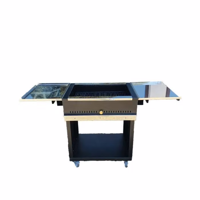 Griglia in ferro e acciaio inox L 70 x P 53