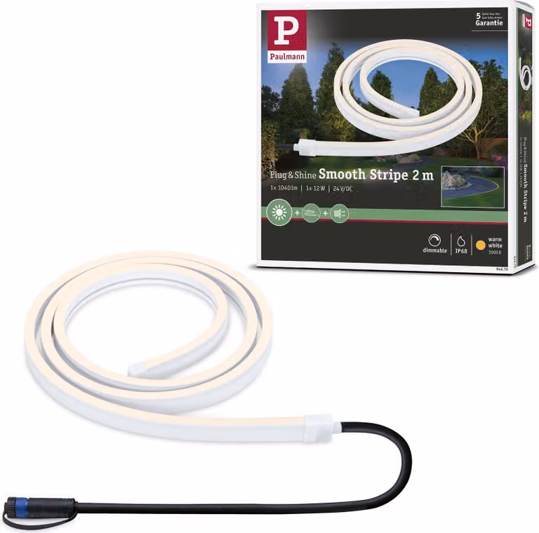 Paulmann Plug & Shine LED Striscia liscia Einzelstrip
