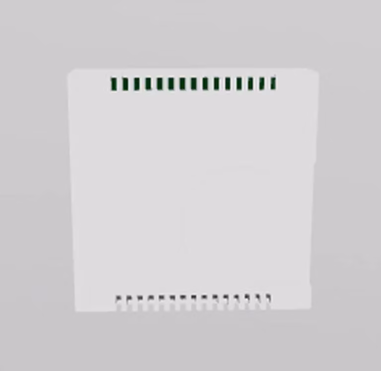 MDT KNX 55x55 mm Regolatore della temperatura ambiente con manopola di regolazione bianco puro lucido, 1 pz.