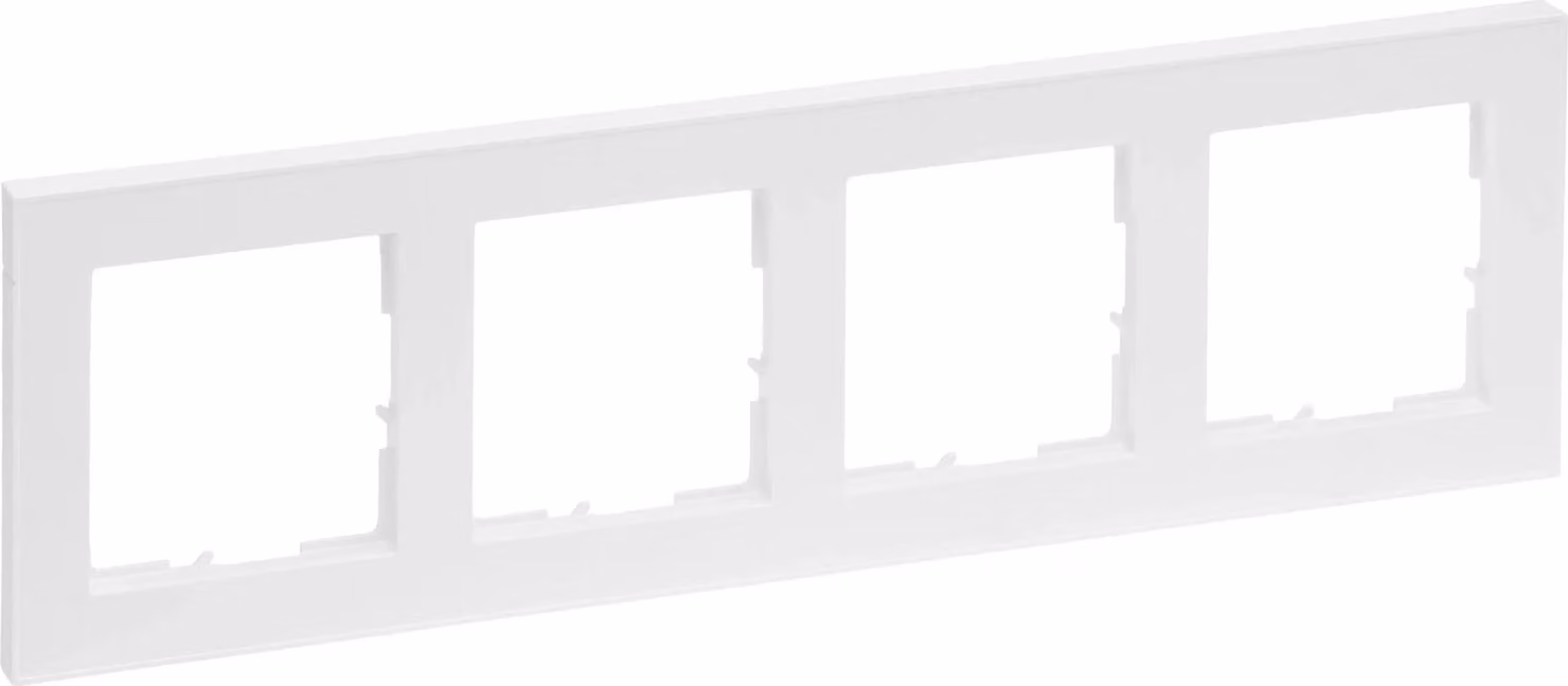 Legrand SEANO+, cornice quadrupla, bianco ultra, 1 pz.
