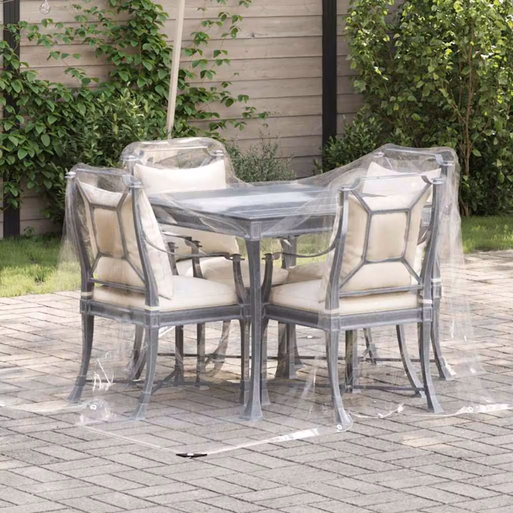 Telone trasparente in PVC con occhielli vidaXL 2x3 m