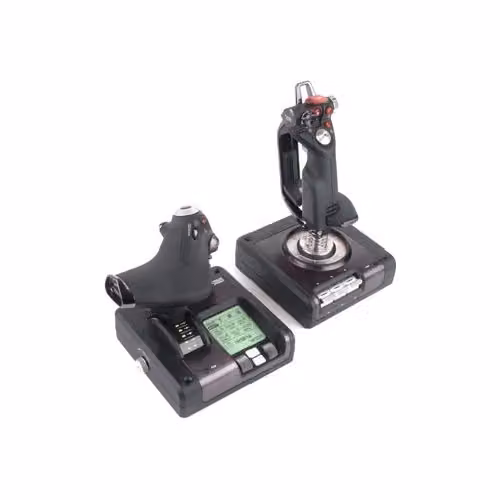 Logitech X52 Pro Flight Control System Joystick per simulazione di volo, Nero – 2