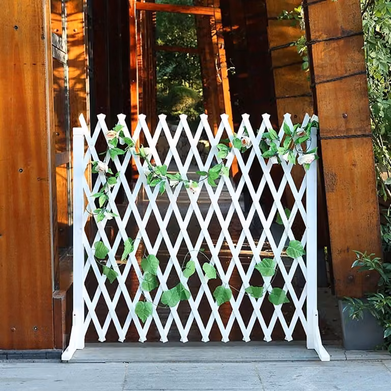 Recinzione da giardino retrattile per decorazione
