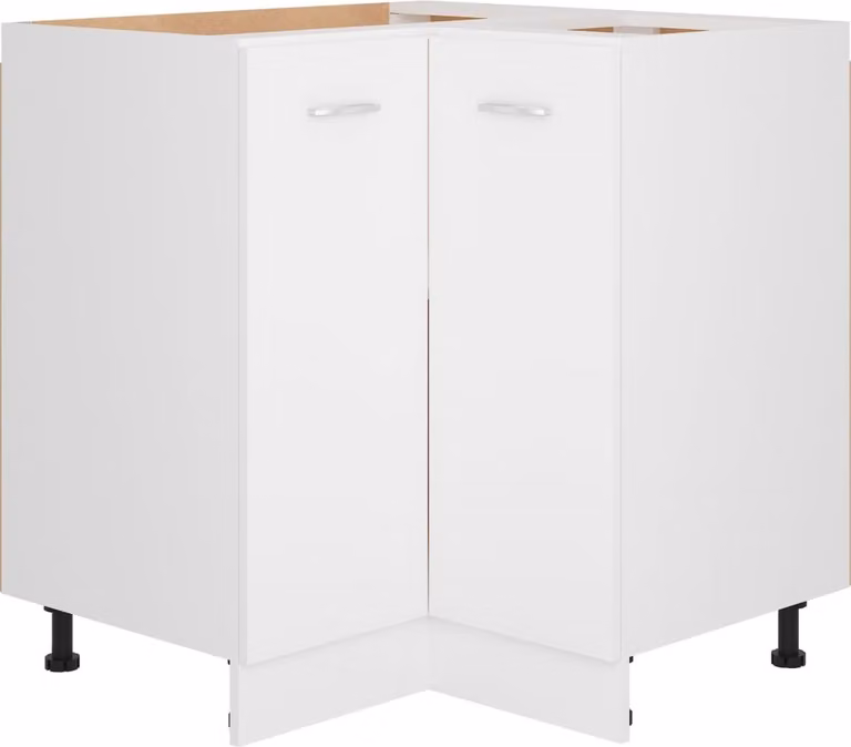 Armadio Angolare “Lyon” Bianco 75,5x75,5x81,5 cm