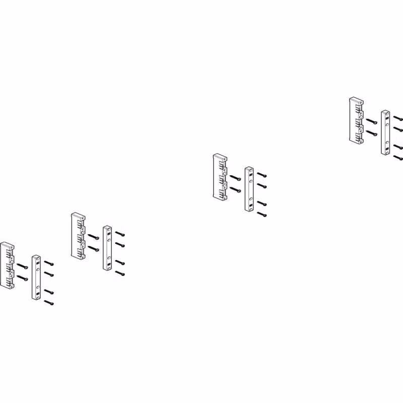 Modulo sbarra collettrice ABN piatto 5FB/2RE 60 mm per CU 12x5 - 30x10 mm, a 3 poli, EBM 32 mm MFS52603
