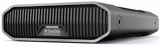 Hard Disk Esterno SanDisk Professional G-DRIVE da 12TB con connessione USB-C, Grigio