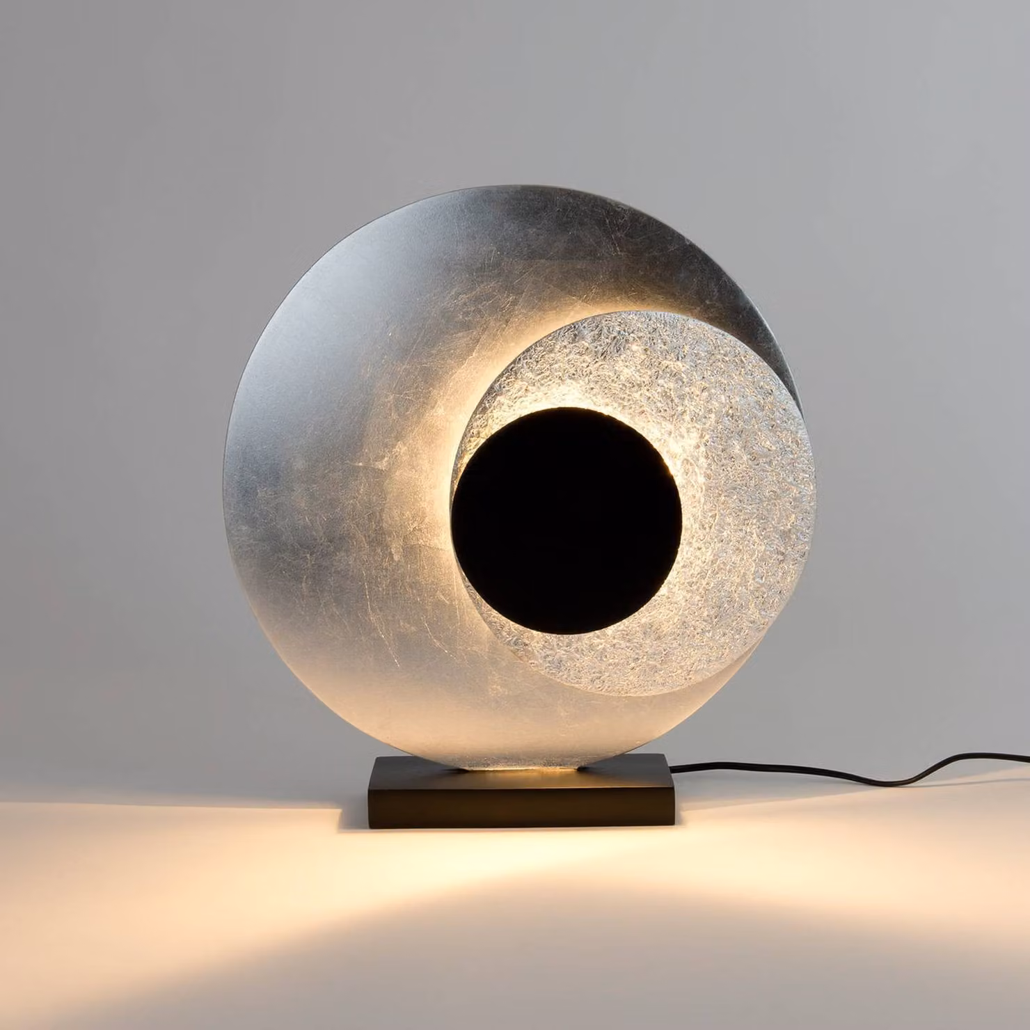 Holländer Lampada da tavolo a LED La Bocca, Cromo / Argento, Soggiorno / Sala da pranzo, Metallo, Lampada da tavolo LED