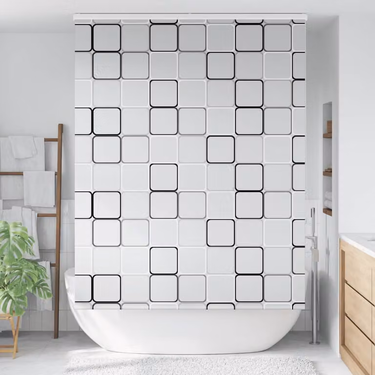 vidaXL Tenda a Rullo Doccia Cassonetto 150x240 cm Larghezza Tessuto