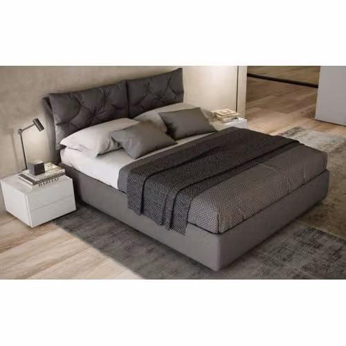 Letto matrimoniale non sfoderabile con o senza contenitore Gallery