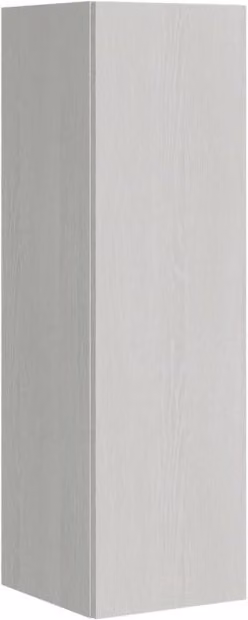 Pensile verticale Isoka L.40 H.133,6 P.39,2 sx-dx Bianco Frassino