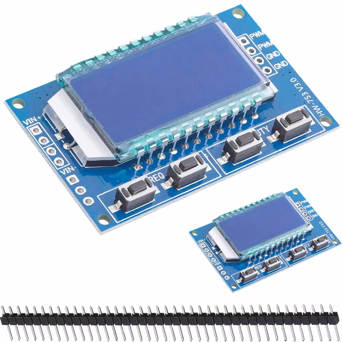 Generatore di segnali PWM con display LCD, intervallo di frequenza da 1 Hz a 150 kHz