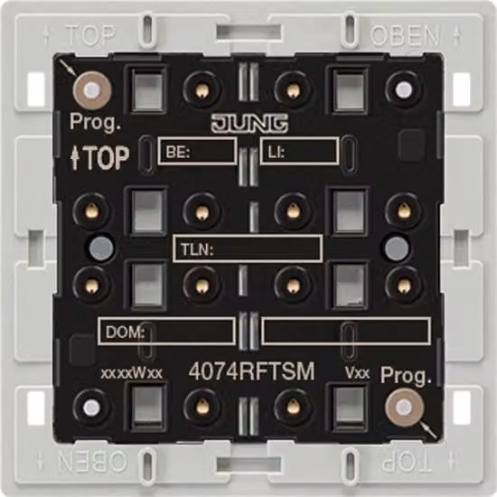 Modulo di tastiera per radio 4V con connettore KNX Jung Nero
