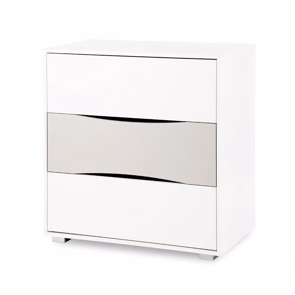 Cassettiera IVY – bianco / grigio