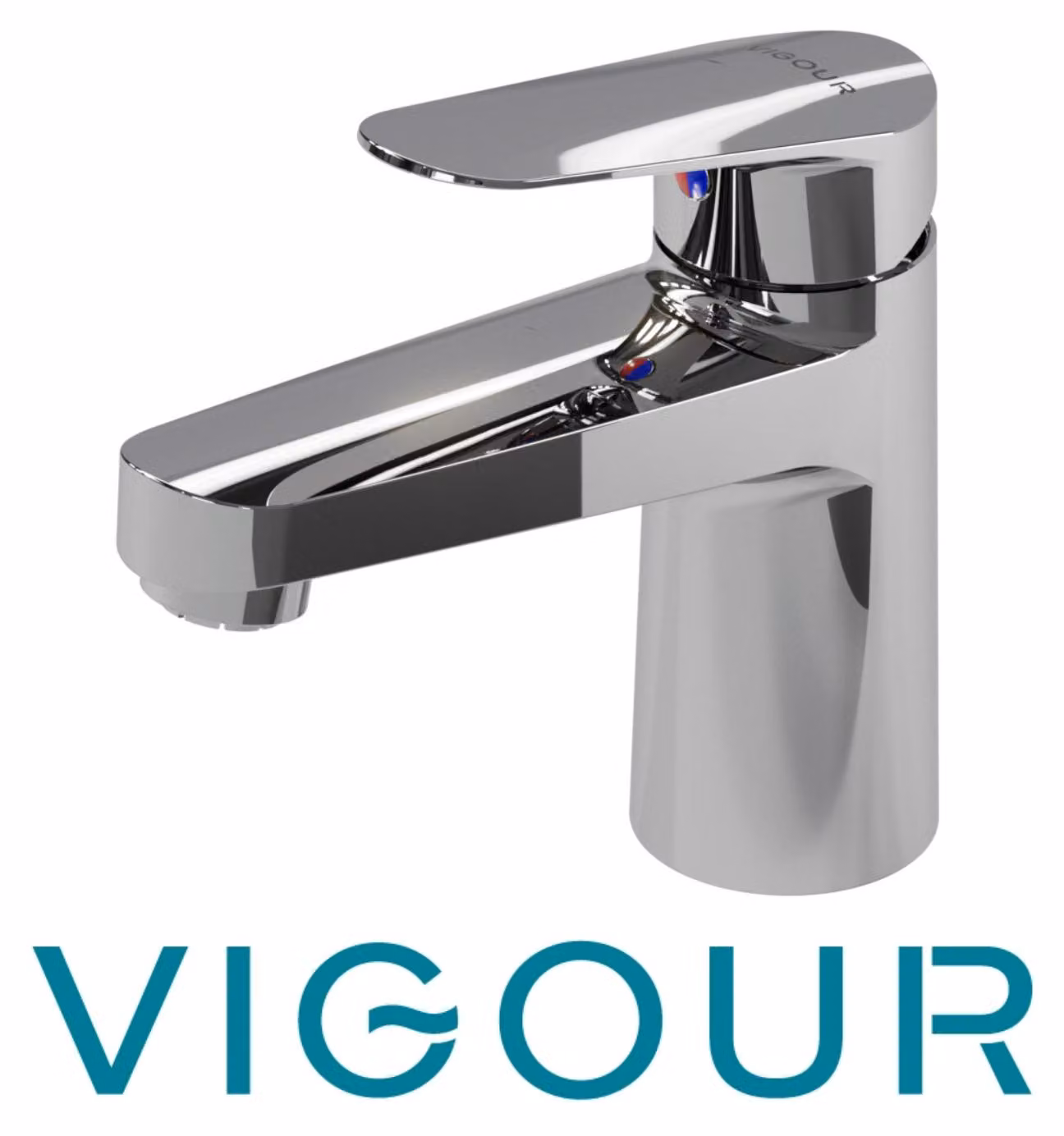 VIGOUR one V1 Miscelatore monocomando per lavabo senza set di scarico, cromato