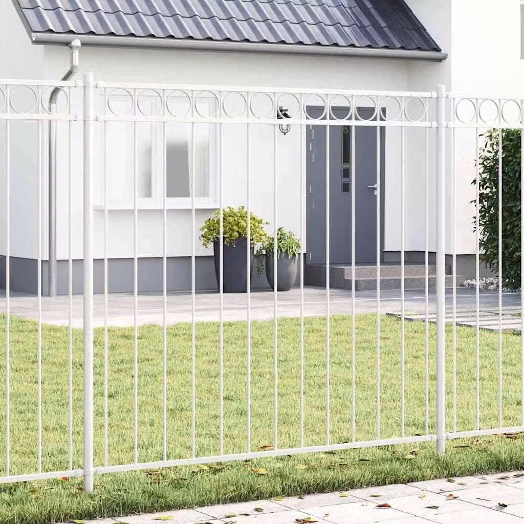 Recinzione da giardino in acciaio, dal design circolare, per garantire la privacy