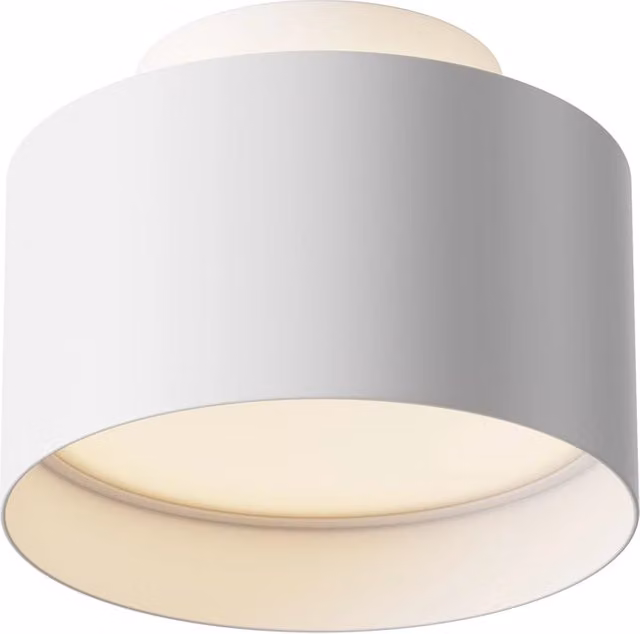 Plafoniera LED Maytoni Planet da 16W, luce bianca calda 3000K, colore bianco, diametro: 12 cm