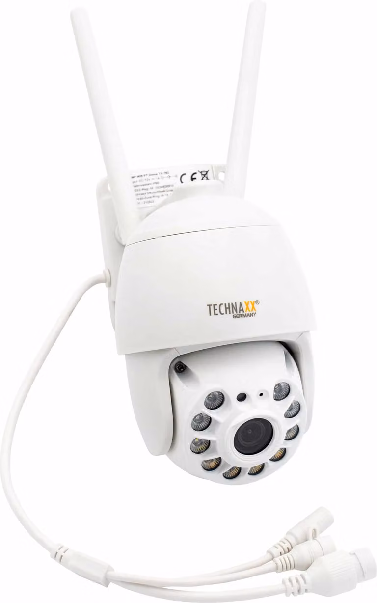Technaxx 4991 telecamera di sorveglianza Cupola Telecamera di sicurezza IP Interno e esterno 2304 x 1296 Pixel Parete Bianco