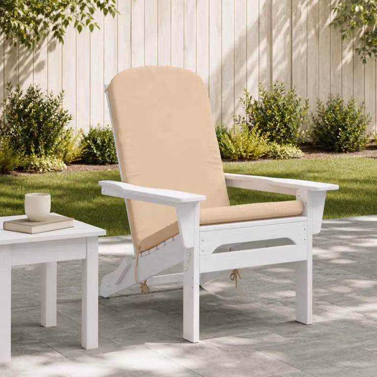 vidaXL Cuscino per Lounger Sole GEMERT Beige in Poliestere con Rivestimento Lavabile e Resistente ai Raggi UV