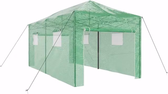 Serra con struttura pop-up Verde 290 x 580 x 315 cm Ferro CFW6076532
