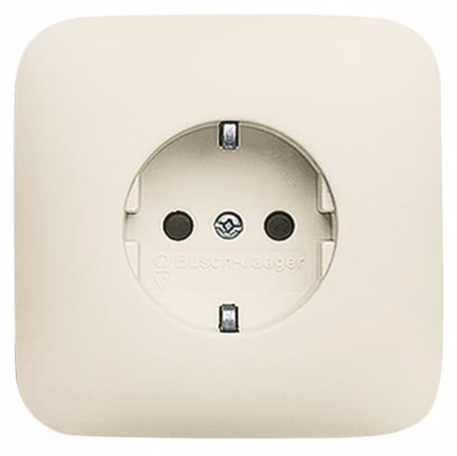 Busch-Jaeger 20 EUJKS-212 Presa di corrente Safety+ piastra solida con protezione tattile avanzata Duro 2000 SI bianco