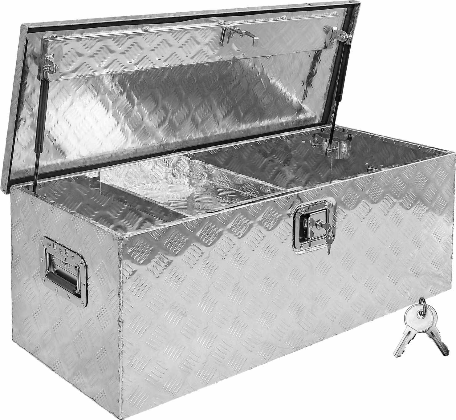 Set Trucky Truckbox D160 + cassetta porta attrezzi sospesa cassetta porta attrezzi per rimorchio cassetta in alluminio cassetta inserto cassetta inserto vassoio organizzatore