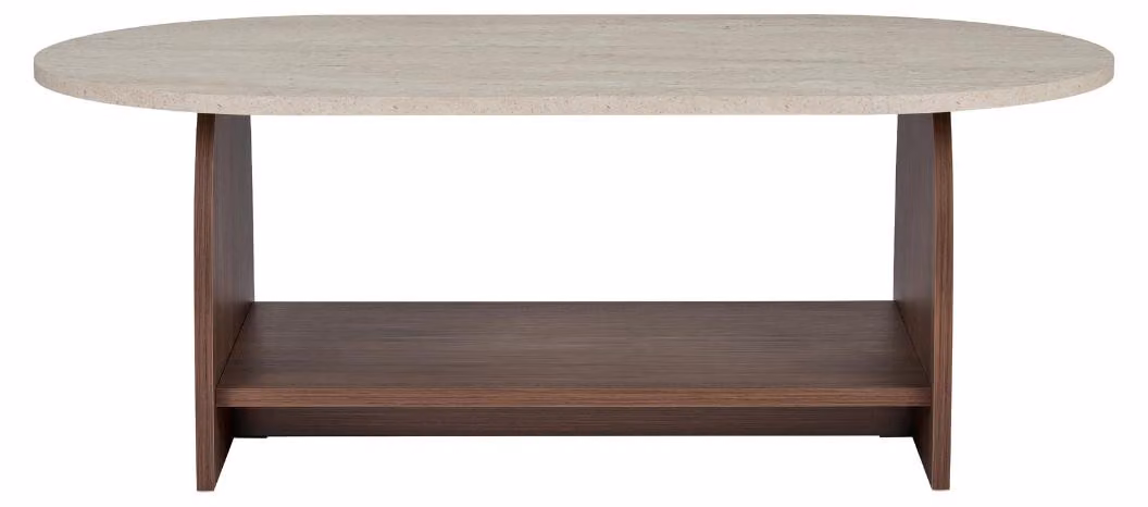 Calicosy - Tavolino basso con due piani L110 cm - ASTER