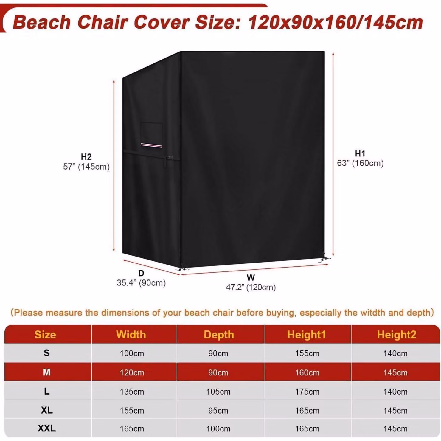 Copertura protettiva per gazebo da spiaggia, dimensioni 120x90x160/145 cm, impermeabile, resistente ai raggi UV, realizzata in tessuto Oxford 420D con sistema di ventilazione