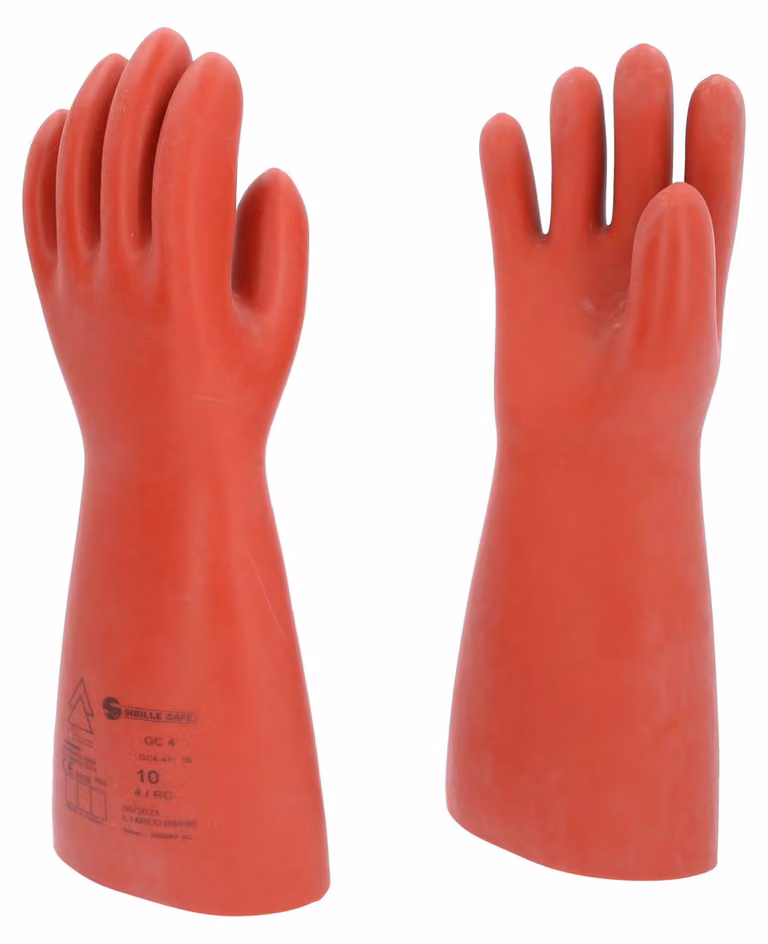 KS TOOLS Guanto di protezione per elettricisti con protezione meccanica taglia 10 classe 4 rosso - 117.0081