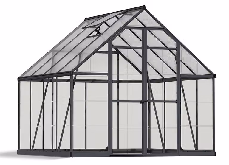 Palram - Serra in alluminio Canopia Balance 88 antracite 244x244x229 cm