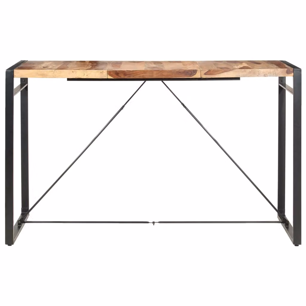 Tavolo da Bar 180x90x110cm in Legno Massello di Acacia