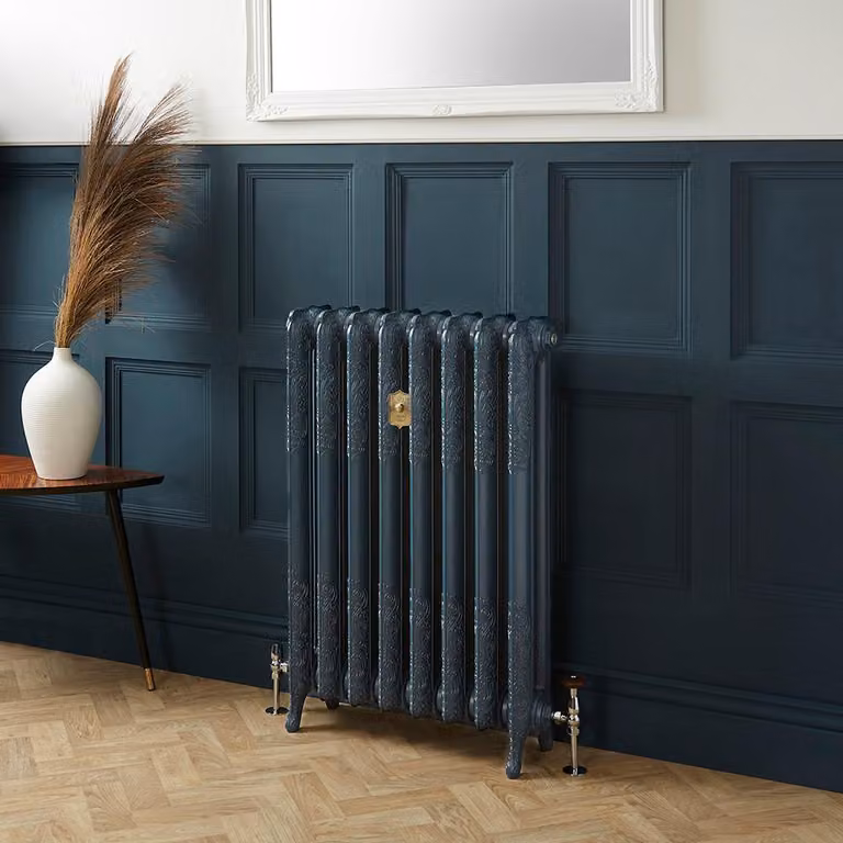 Radiatore Tradizionale in Ghisa a 2 Colonne - Blu - 950mm x 334mm
