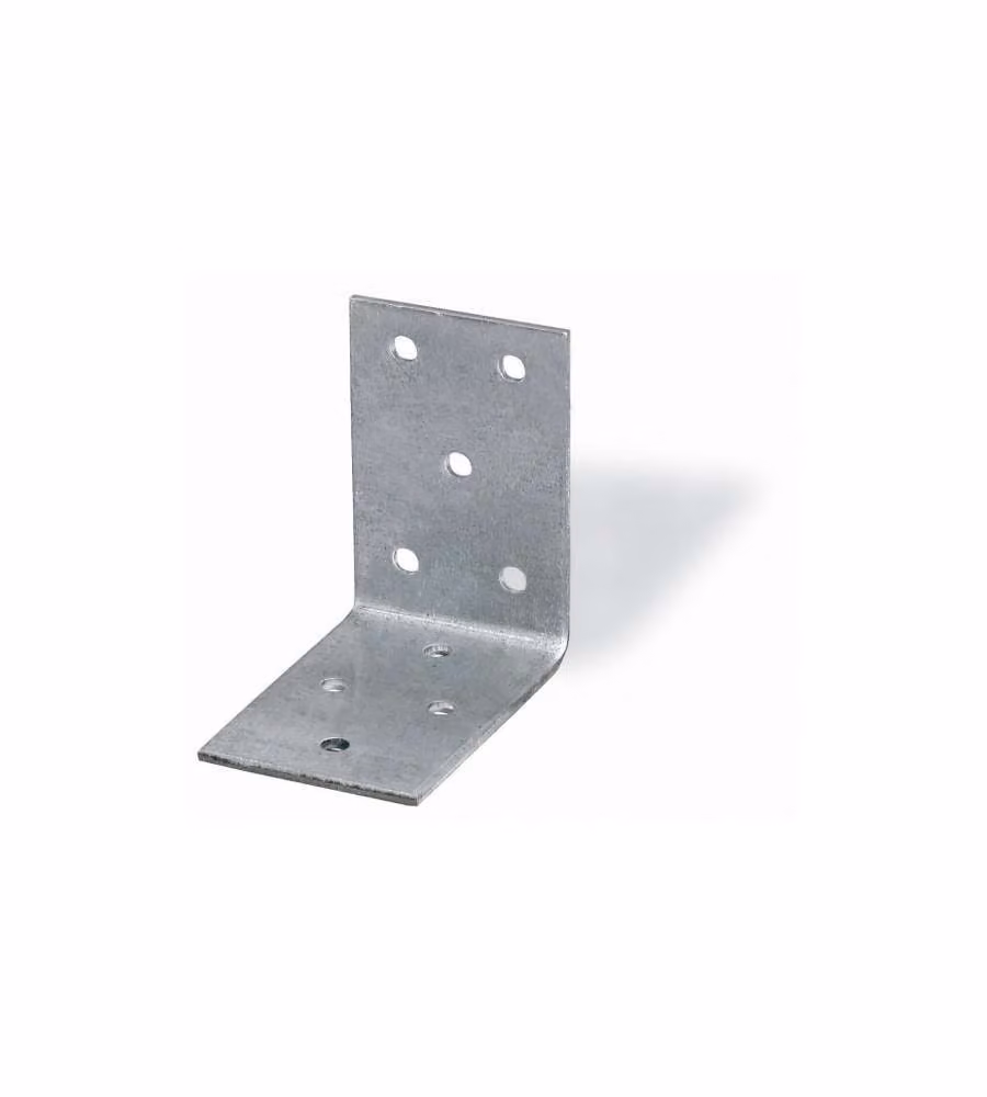 Masidef Giunto Leggero Zincato 2mm 40x20mm per Progetti Fai-da-Te